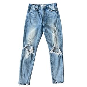 Mother Superior Denim The Super Stunner Ankle Jeans in Say Amen Again Size 27